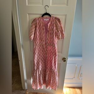 Emerson Fry Lucy Dress - Little Marigolds Pink Organic